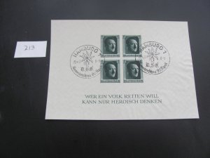 GERMANY 1936 USED SC B103 SS XF 30 EUROS (213)