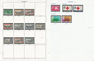 Ascension Stamp Collection on 20 Scott International Pages, 1922-86, JFZ