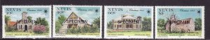 Nevis-Scott#456-9-Unused NH specimen set-Christmas-1985-