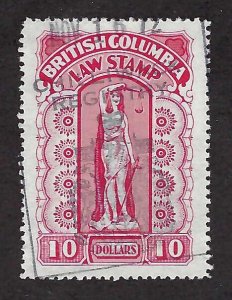 Canada Scott # BCL57 Used VF