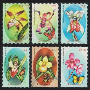 Gambia Orchids 6v 2001 MNH SG#3966=3989