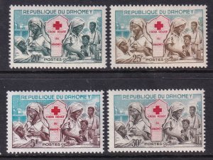 Dahomey 156-159 Red Cross MNH VF