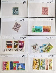 EDW1949SELL : SEYCHELLES Useful collection of Mint & Used. Scott Catalog $263.00