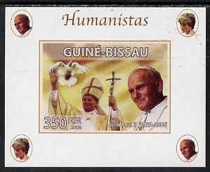 Guinea - Bissau 2008 Humanists - The Pope individual impe...