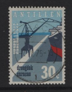 Netherlands Antilles  #337  used  1972  ship in dry dock