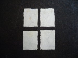 Stamps - Australia - Scott# 96-99 - Used Part Set of 4 Stamps
