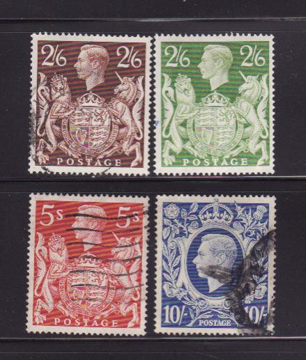 Great Britain 249-249A, 250, 251A U King George VI (B)