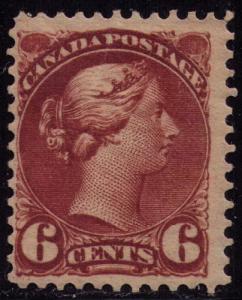 Canada #  43 Mint  F-VF LH once  Cat $ 250 as VF