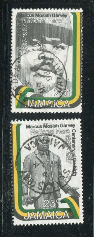 Jamaica #669-70 used