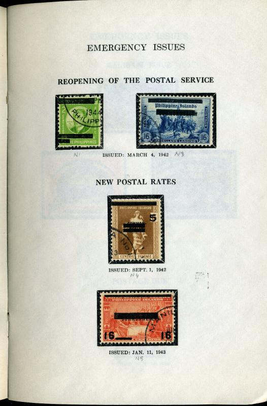 Postal Issues of the Japanese Occupation of the Philippines 1942-1944 (LOT #145)