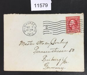 MOMEN: US STAMPS  POSTAL COVER USED LOT #11579