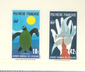 French Polynesia #289-90 Mint (NH) Single (Complete Set) (Bird)