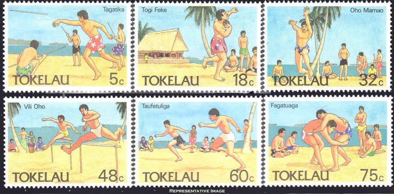 Tokelau Scott 144-149 Mint never hinged.