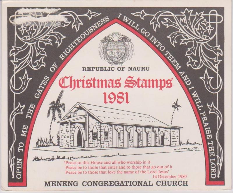 Nauru 1981 Christmas Post Office Pack