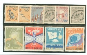 Albania #666-670/760-733 Mint (NH) Single (Complete Set) (Olympics) (Sports)