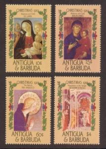 Antigua Sc# 905-8 MNH Christmas 1985