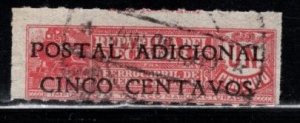 Ecuador - #RA44 Tobacco Stamp Surcharged - Used