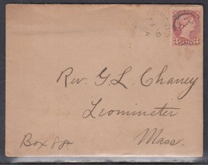 Canada - Aug 1894 Cover to States