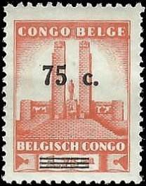 BELGIAN CONGO   #185 MH (2)