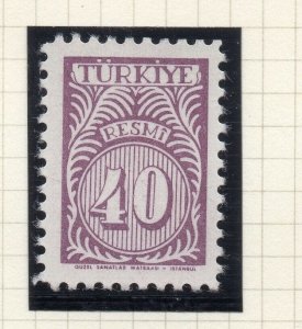 Turkey 1957 Early Issue Fine Mint Hinged 40p. NW-17678