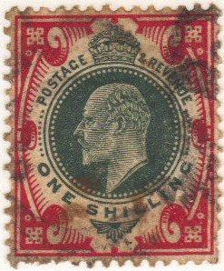 Great Britain #138 used - 1sh king