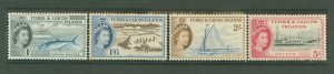 Turks & Caicos Islands #130-133 Unused Single