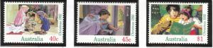 AUSTRALIA Scott 1303-1305 MNH** 1992 Christmas set