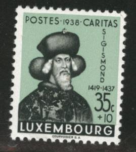 Luxembourg Scott B93 MNH** 1938 Semi-Postal 