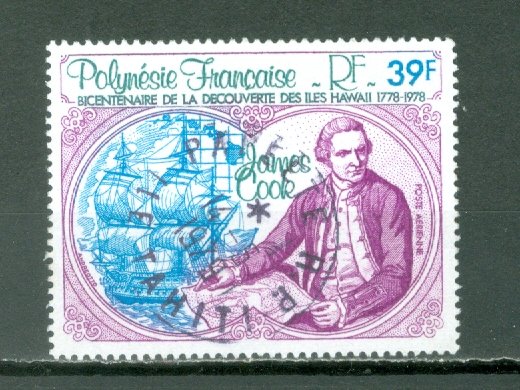 FRENCH POLYNESIA COOK #C154...USED NO THINS...$3.00