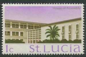 St. Lucia - Scott 261- House of Assembly -1970 - MNH -Single 1c Stamp