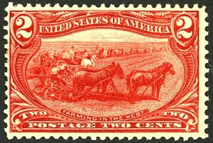 U.S. #286 MINT OG NH LARGE THIN