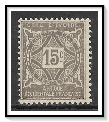 Ivory Coast #J11 Postage Due NG