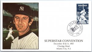 U.S. EVENT COVER BILL MARTIN HONORED AT BASEBALL SUPERSTAR CONVENTION 1983