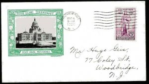 #777 Rhode Island FDC Grandy cachet May 4, 1936