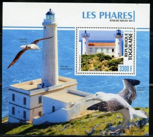 TOGO 2020 LIGHTHOUSES SOUVENIR SHEET MINT NH