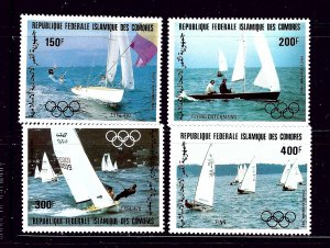 Comoro Is C127-30 MNH 1983 Olympics