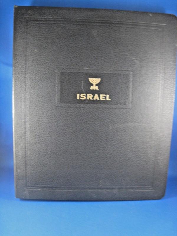 ISRAEL STAMP ALBUM WITH STAMPS  (kb)