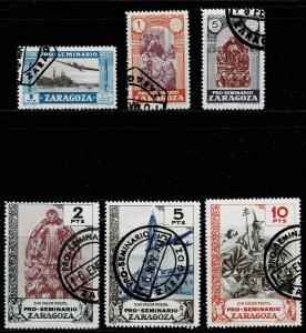 Spain 1945,Sc.# used Zaragoza stamps