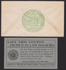 1932 Arbor Day Sc 717-6 FDC Linprint 1st cachet