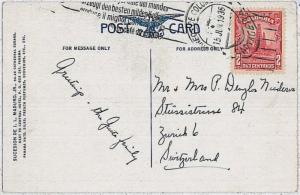 29789 -  COLOMBIA - POSTAL HISTORY-  POSTCARD to SWITZERLAND 1936  OIL \ PETROL