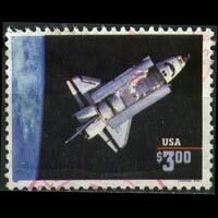 U.S.A. 1995 - Scott# 2544 Space Shuttle $3 Used