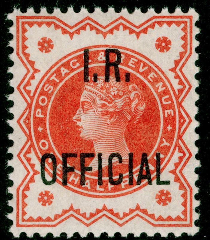 SGO13, ½d vermilion, NH MINT. Cat £15+