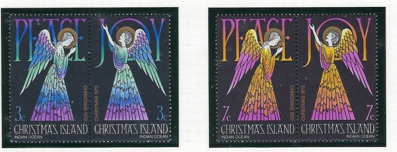 Christmas Is 56a-58a MNH 1972 Christmas (ak4974)