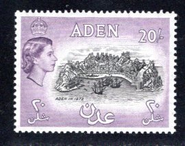 Aden #61A     VF, Unused, VLH, Original Gum, CV $45.00   .....  0020102