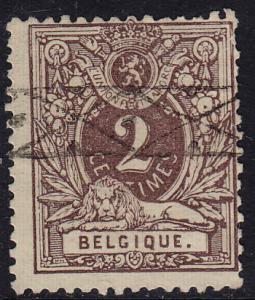 Belgium - 1888 - Scott #55 - used
