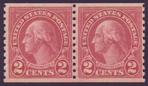 US Scott #599A PR Mint, FVF, NH, PSE