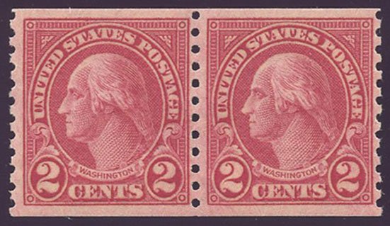 US Scott #599A PR Mint, FVF, NH, PSE