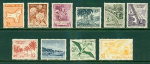 CHRISTMAS ISLAND 11-20 MNH CV $8.80 BIN $5.00