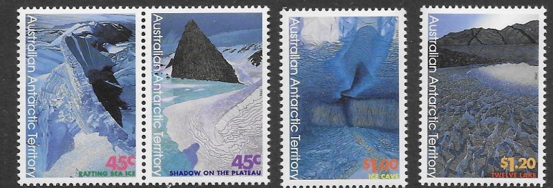 Australian Antartic Territory L98-101  1996 set 4 VF  Mint nh