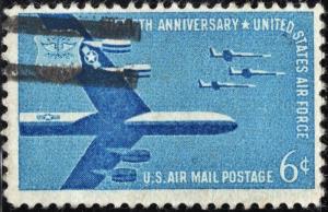 SC#C49 6¢ Air Force Anniversary (1957) Used